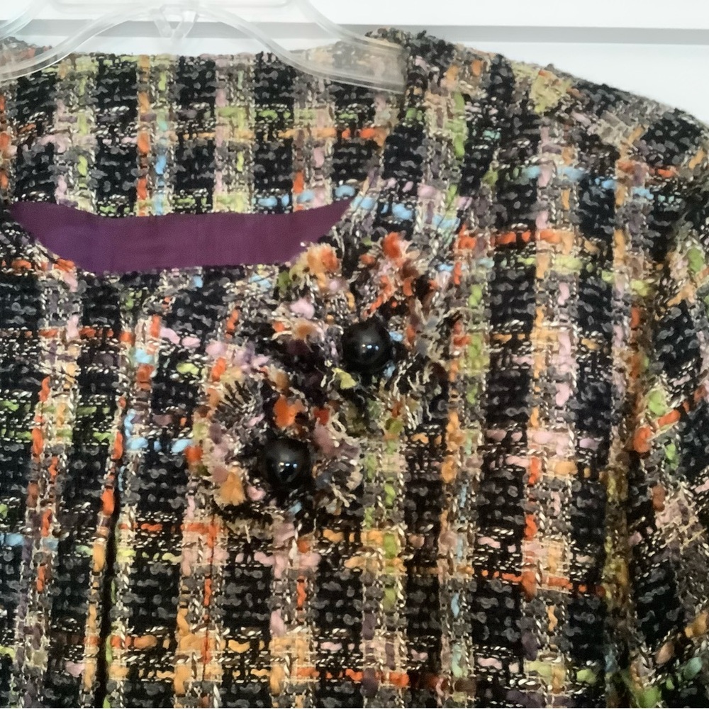 Beautiful multicolor women’s blazer jacket EUC